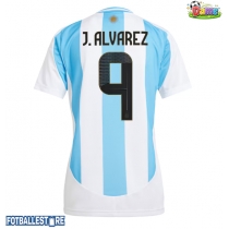Argentina Julian Alvarez #9 Hjemmedrakt Dame Copa America 2024 Kortermet